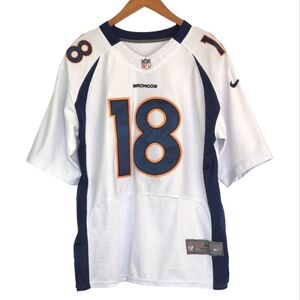 Nike NFL Official Merchandise Peyton Manning Broncos Football Jersey #18 Size 44